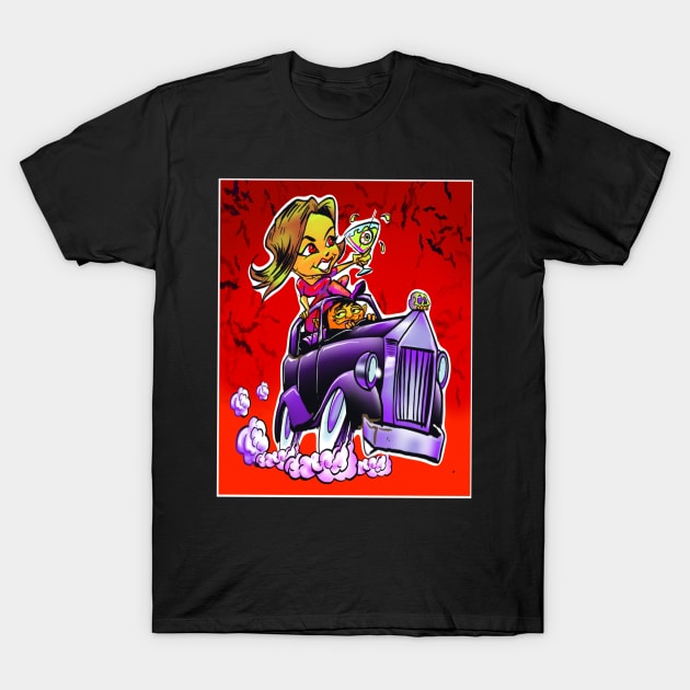 Monster Speeding T-Shirt by Biomek